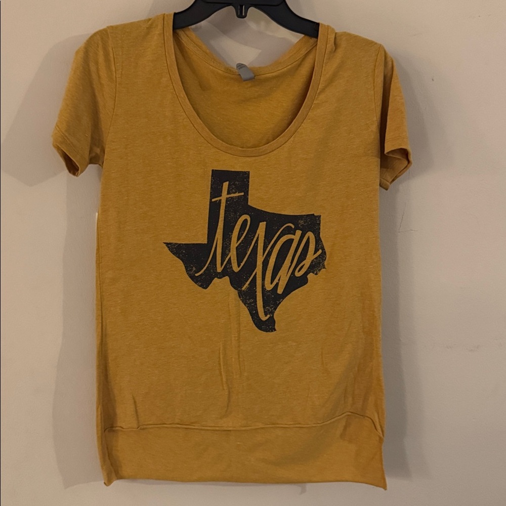 Next Level Apparel Mustard T-Shirt